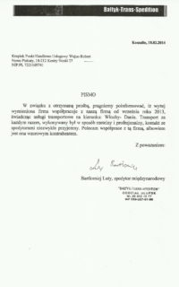 Bałtyk Trans Spedition