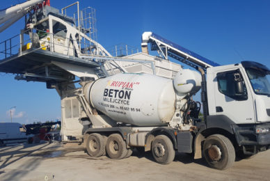 wytwonia betonu Łapy k. Białegostoku